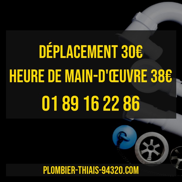 plombier Thiais Tarif